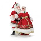 Abteilung 56 mögliche Träume NINE 9 DAMEN TANZEN WEIHNACHTSMANN UND MRS. CLAUS 6010215 NEU