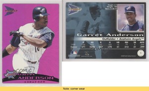 1999 Pacific Prism Holographic Purple /320 Garret Anderson #1
