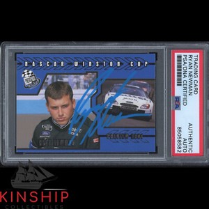 Ryan Newman signed 2001 Press Pass Rookie Card PSA DNA Slabbed Nascar Auto CQTY