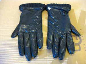 UGG TECH QUILITED TOUCHSCREEN LEDER DAMEN HANDSCHUHE SCHWARZ US GRÖSSE M - Bild 1 von 4