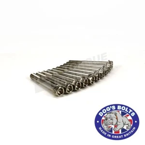 Drilled M10 70mm Stainless Steel Hex Head Bolts x 10 - Picture 1 of 3