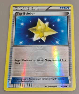 Top-Beleber #65/83 (Trainer) Reverse Holo Generationen 2016 DE Near Mint to Mint - Bild 1 von 3