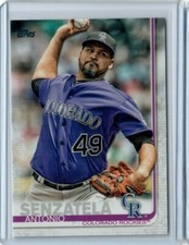 ANTONIO SENZATELA 2019 Topps Series 1 ADVANCED STATS PARALLEL #/150 ROCKIES SP