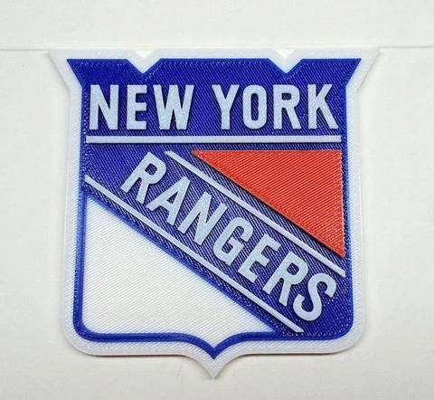New York Rangers 3D Hockey Logo - Emblem, Ornament or Magnet !! Cover