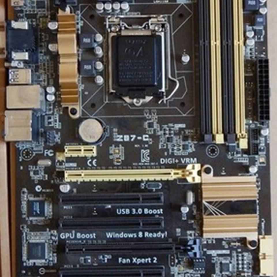For ASUS Z87-C LGA 1150 DDR3 Intel Z87 ATX Motherboard - Image 1 of 1