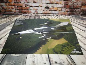 Poster Bundeswehr Mehrzweck-Kampfflugzeug Tornado ECR Elektr. Kampfführung 59x42 - Bild 1 von 2