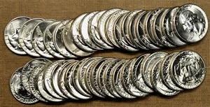 Original Choice to GEM BU Roll of 40 1954-S Washington Quarters - Picture 1 of 1