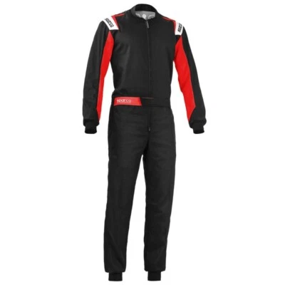 SPARCO ROOKIE 2020 Combinaison de karting noire/rouge taille XL *NEUF* - Photo 1/2