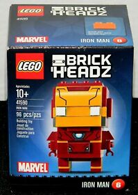 NEW! LEGO BRICKHEADZ 41590 IRON MAN (2017) / DISNEY / MARVEL SUPER HEROES