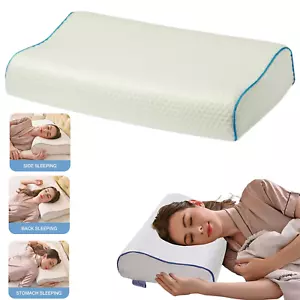 Cervical Memory Foam Pillow for Neck Pain Relief Ergonomic Neck Support Pillows. - Picture 1 of 3
