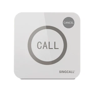 SINGCALL Inalámbrico Grande Tocable Dos Botones con Función Impermeable, Cancelar Clave - Imagen 1 de 4