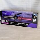 Hot Shot Tools Hair Curling Iron 1-1/4” Titanium Barrel Pink New In Box Unused