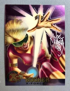 1995 FLEER ULTRA X-MEN BOOMER #20 AUTOGRAPHED by JOE KUBERT Includes COA * - Picture 1 of 5