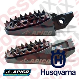 HUSQVARNA TC125/TC250 APICO PRO-BITE FUSSPEGS 2017-2022 TITANFARBE - Bild 1 von 5
