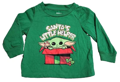Star Wars Infant Boys 12 Month Santa's Little Helper Graphics Long-Sleeve Shirt - Image 1 of 3