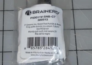 Brainerd 3" or 3-3/4" Dual Mount Havanah Pull Satin Nickel P23036W-SN-C NIP! - Picture 1 of 1