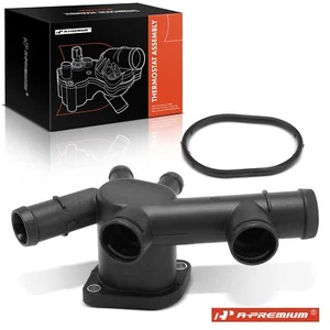 Engine Coolant Thermostat Housing Water Outlet Rear for VW Beetle 1999-2010 2.0L - Picture 1 of 10