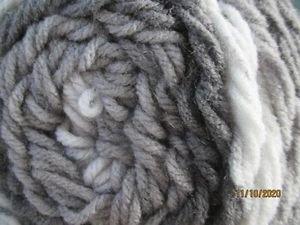 Premier Sweet Roll SILVER SWIRL Silver Grey 100% Acrylic 245 yds 5 oz Worsted #4 - Picture 1 of 5