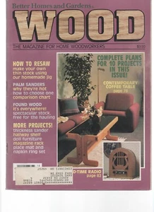 Wood Magazine October 1985 Better Homes and Gardens Home Woodworkers Resaw - Bild 1 von 1