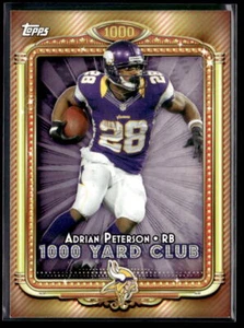 2013 Topps #1 Adrian Peterson 1000 Yard Club - Picture 1 of 2