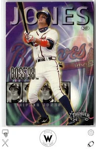 1998 Circa Thunder #10B Chipper Jones Boss - Picture 1 of 2