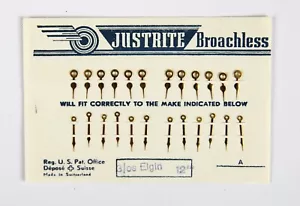 3/0S Elgin Watch Gold Hour and Minute Heavy Spade/Pointer- Part# 2992 - Picture 1 of 1