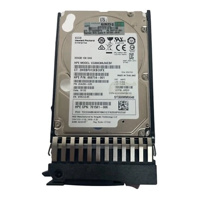Seagate ST300MM0048 300GB 10K 2.5in SAS 12Gb/s Enterprise HDD - Image 1 of 2