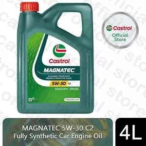 Castrol MAGNATEC 5W-30 C2 4L Car Engine Oil Dualock Technology, 4 Litre - Picture 1 of 6