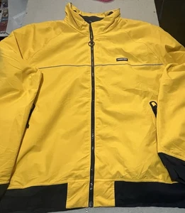 Lands End Yellow Squall Jacket Waterproof Raincoat Size XXL - Picture 1 of 10
