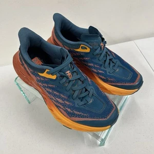 Hoka One One Speedgoat 5 Wide Blue Coral Left Shoe Size 6B Right Shoe 7B - Imagen 1 de 22