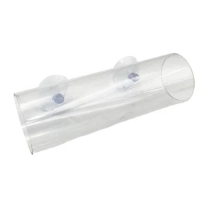 Clear Betta Fish Tube Tunnel Habitat for Sleeping Playing Hollow Fish Cave - Picture 1 of 9