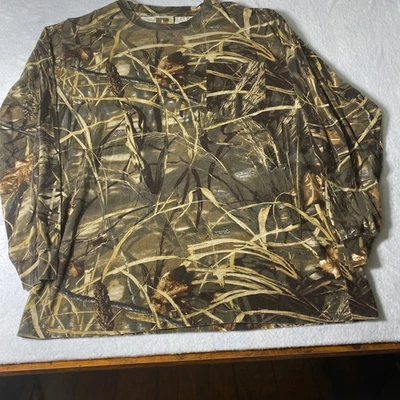 VTG Russell Outdoors  Camo Long Sleeve Shirt Size 3XL - Image 1 of 4