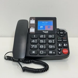 Opel Mobile 4G Mobile Home Phone Model OMBBMH21B Black No Fixed Line Required - Afbeelding 1 van 12