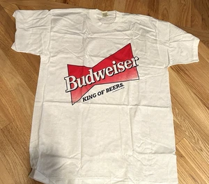 VTG Budweiser Anheuser Busch King of Beers T-Shirt PROMO New! XL. 1990s - Picture 1 of 5