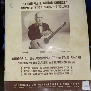 The Study of The Guitar Simplified by George C. Economides Volume II No Record - Picture 1 of 2