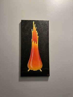 Pintura al óleo original MCM LE Smith florero agridulce arte de pared obra de arte texturizada Foto 1 de 4