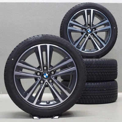 Original BMW 1er F40 2er F44 17 Zoll Winterreifen Felgen 548 Räder DOT19 +5,8mm - Bild 1 von 4