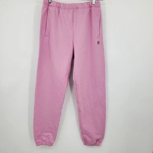 NWT Teddy Fresh Women's Pink High Rise Sweatpants Joggers Size Medium - Picture 1 of 10