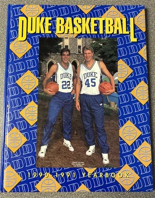 Duke Men’s Basketball 1990 - 1991  Yearbook  - Image 1 of 4