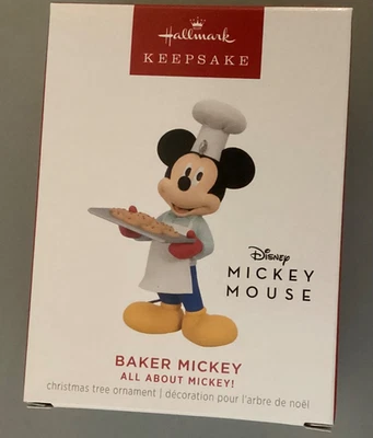 2023 BAKER MICKEY ORNAMENT - HALLMARK KEEPSAKE - DISNEY - CHRISTMAS - NIB