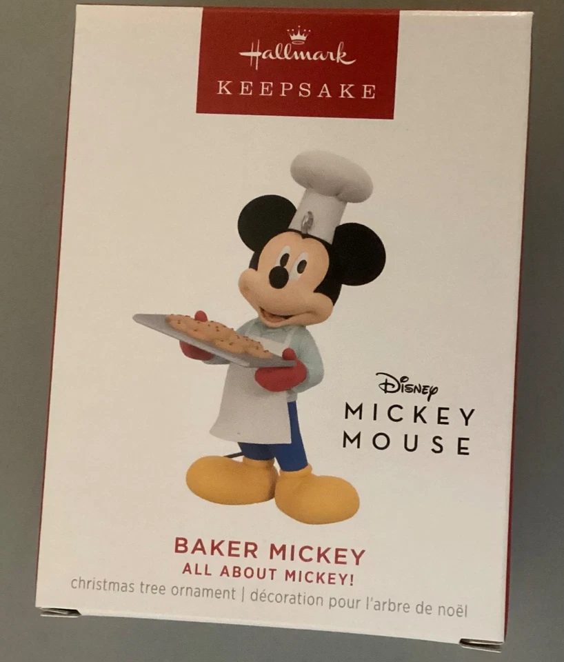2023 BAKER MICKEY ORNAMENT - HALLMARK - DISNEY - CHRISTMAS - NIB