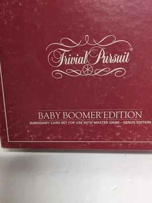 Trivial Pursuit Baby Boomer Edition Subsidiary Card Set - Image 1 of 3