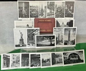 Vintage Souvenir 20 Pc B&W Photograph Set New York City Statue of Liberty -Views - Picture 1 of 24