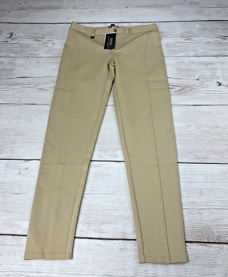Polo Ralph Lauren Classic 67 Chino Cargo Shorts Khaki 100 Cotton Mens Size 42