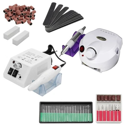 Elektrische Nagelfräser Diamantschleifer Set Maniküre Profi Pediküre Nagelfeile - Bild 1 von 4