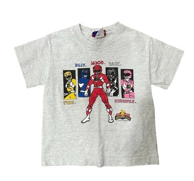 Power Rangers Vintage 1994 Toddler Graphic T-Shirt Size 6/7 - Image 1 of 4