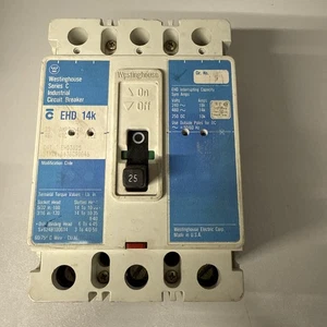 Westinghouse EHD3020 Eaton Interruttore 3 poli 20 amp 480V - Foto 1 di 3