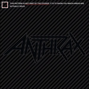 (2) ANTHRAX Sticker Decal Die Cut - Bild 1 von 1