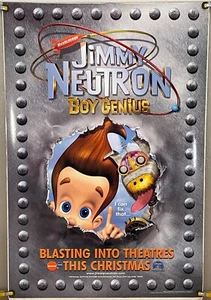 PÓSTER ORIGINAL DE UNA HOJA DE JIMMY NEUTRON: BOY GENIUS DS (2001) - Imagen 1 de 1