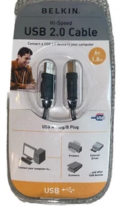 Belkin Hi-Speed USB 2.0 Cable 6ft - Picture 1 of 4